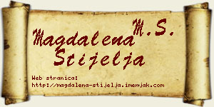 Magdalena Stijelja vizit kartica